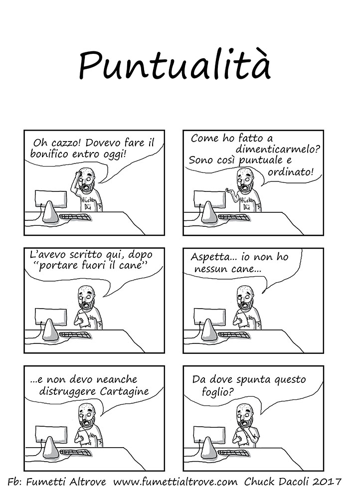 023 - Fumetti Altrove - Puntualità - sito fumetti altrove