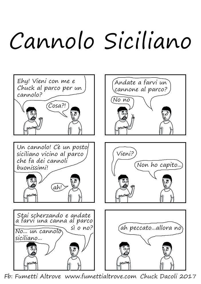 028 - Fumetti Altrove - Cannolo Siciliano - sito fumetti altrove