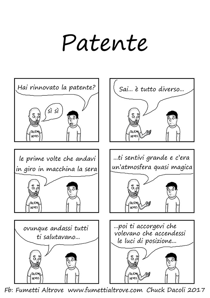 035 - Fumetti Altrove - Patente - sito fumetti altrove